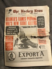 1973-74 THE HOCKEY NEWS, NOV 2, VOL 27, NO 5: WHA & BERNIE PARENT  ON COVER