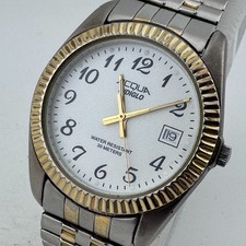 VTG Acqua Indiglo Quartz Watch Men 30m Dual T...