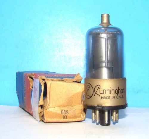 6A8GT NOS RCA amplifier radio audio vintage electron vacuum tube tested 6A8G 6A8