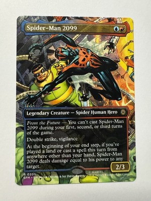 Spider-Man 2099 (0205) (Borderless)   Spiderman   Magic (mtg)