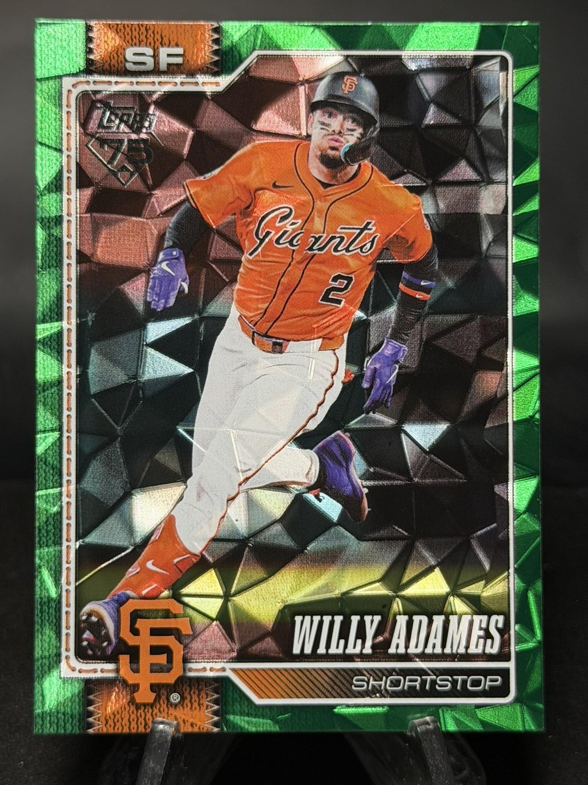 2026 Topps #267 Willy Adames Green Diamante Foil #/99