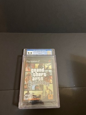 GTA San Andreas - CGC 9.9 A++ SEALED PS2 Grand Theft Auto Trilogy Graded