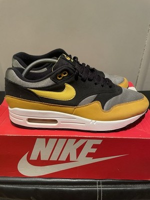 V RARE 2018 NIKE AIR MAX 1 UK 8 VIVID SULFUR DARK STUCCO OG 3.26 AH8145-001