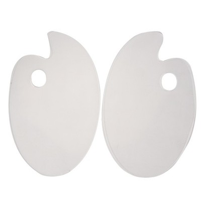 2Er Pack Klare Acrylfarbe Palette 10 X 6  Kunstpalette für DIY Art Craf5085