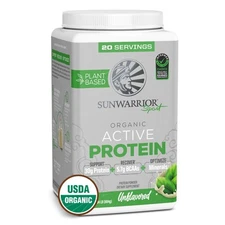 Vegan Protein Powder Plant-Based USDA Organic BCAAs | 30g per Serving | Sugar...