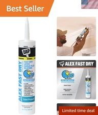 Durable Acrylic Latex Caulk with Silicone – Low Odor, 10.1 Oz, 35- Guarantee