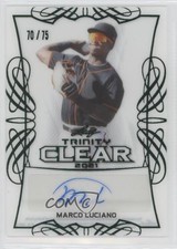 2021 Leaf Trinity Clear Auto Green 70/75 Marco Luciano #CA-ML1 Auto 11oq