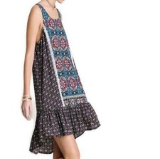 Umgee Boho Slip Dress Swings Sleeveless dress Festival Medium