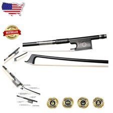 Durable 4/4 Violin Bow - Carbon Fiber, Humidity Resistant, Pro Sound