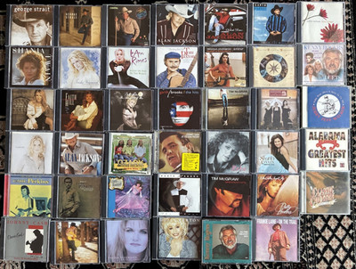 (41) COUNTRY PREMIUM CDs: BROOKS, YEARWOOD, JACKSON, McGRAW, STRAIT, CASH