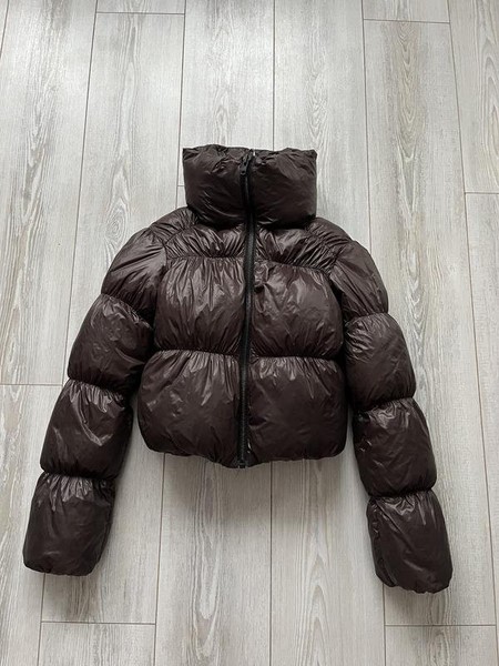 Women AllSaints Puffer Jacket Brown 34 / XS / 42