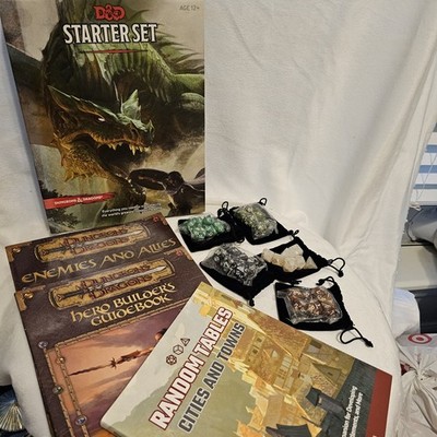 D&D Dungeons and Dragons Starter Set Plus Bundle READ DESCRIPTION FOR DETAILS.
