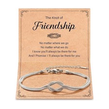Best Friend Bracelet Love Knot Matching Bracelets for Couples Friendship Lo - 01