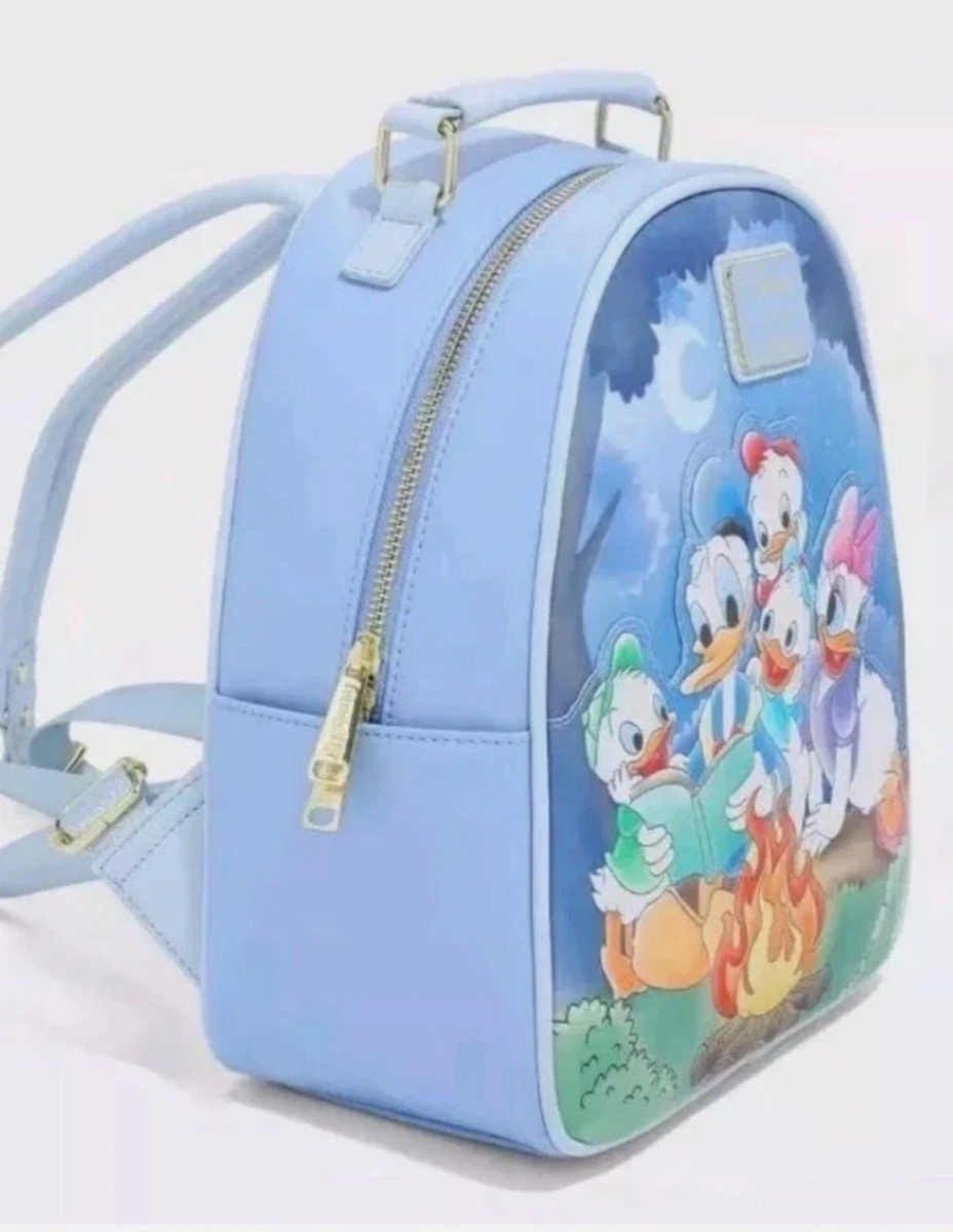 Loungefly Disney Donald Duck Group Campfire Mini Backpack 