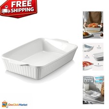9x13 Large Ceramics Baking Dish - Durable, Dishwasher Safe, Perfect for Lasagna