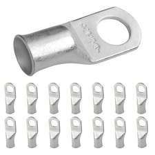 SELTERM 15pcs 2/0 AWG 1/2 Stud UL Marine Grade Battery Terminal Connectors Ti...