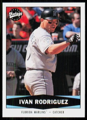 2004 Upper Deck Vintage Ivan Rodriguez Florida Marlins #11