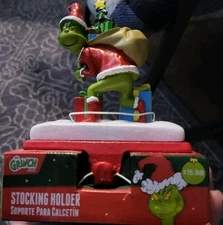 The Grinch Stocking Holder Hobby Lobby 2023  Ball tip of hat is broken off
