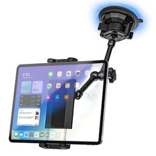 Kolasels Tablet Holder Mount for Car Truck Sunroof 4-12.9" iPad Pro Air Black