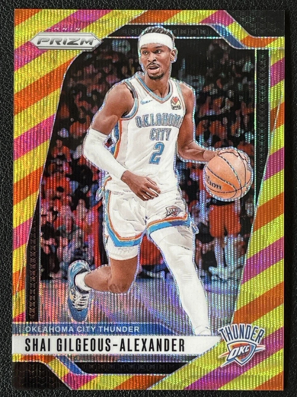Shai Gilgeous-Alexander - 2024-25 Panini Prizm Multi Wave Base /88 #113