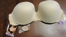 MAIDENFORM 3002 Beige STRAPLESS DREAMWIRE LIFT BRA w/ Straps Women's 38B NWT