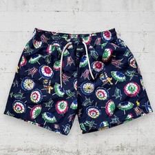 Polo Ralph Lauren Lined Swim Trunks Men's Size M Polo Bear AOP Print