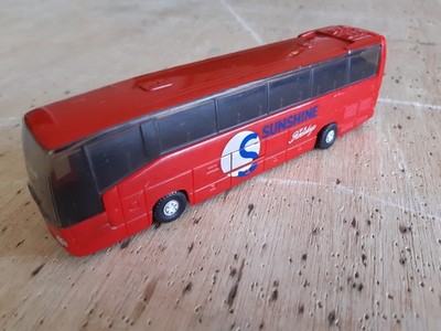 Bus Sunshine Holidays 15 cm Length    Teama Speelgoedauto Toy car Spielzeug
