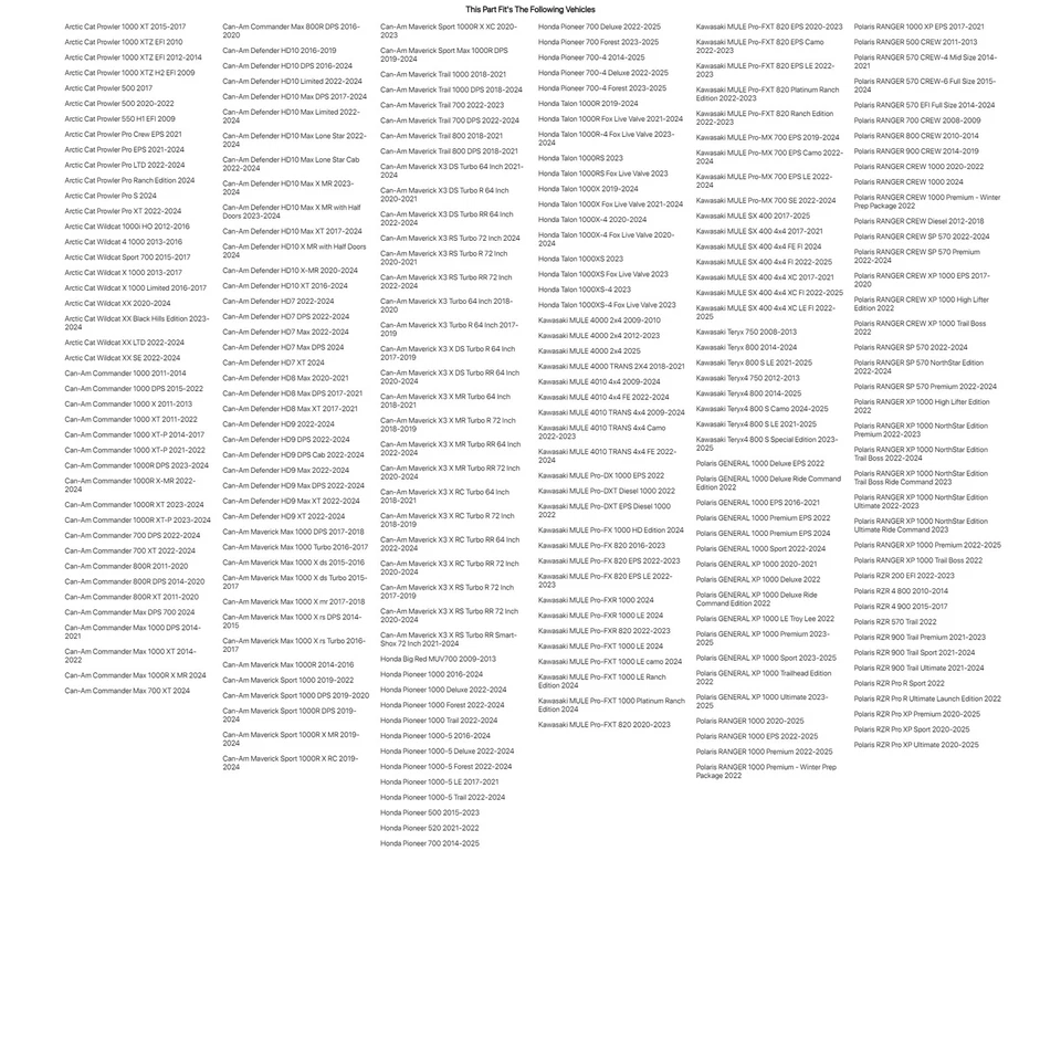 Tusk UTV Lift For YAMAHA Wolverine RMAX 2 1000 R-Spec 2022 Foto 2 de 4