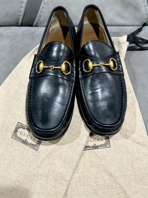 Gucci Horsebit 1953 Black Slip On Loafers Size 9 Made In Italy