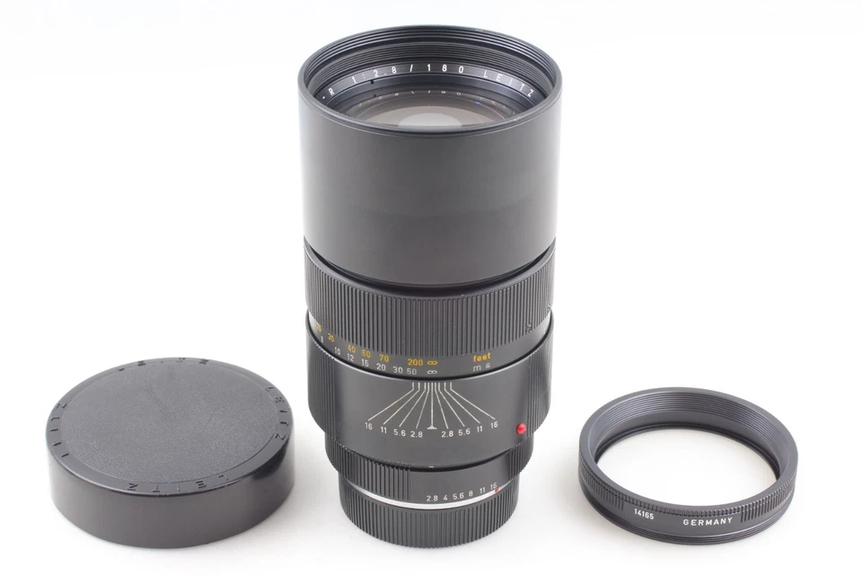 Teleobjetivo "casi como nuevo" Leica Elmarit R 180 mm f2,8 MF 3 cámaras para montaje R JAPÓN Foto 2 de 4