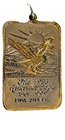 Vintage The 1983 American Eagle 5 Gram .999 Fine Silver Bar Ingot Pendant - U913
