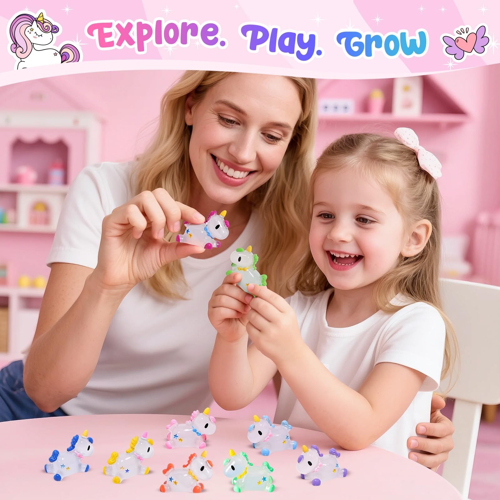 Bofuoos Regalo Bambina Unicorno: Bombe da Bagno con Giocattoli foto 4