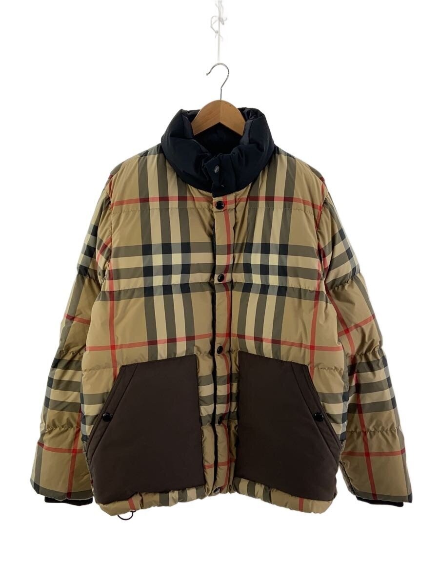 BURBERRY Down Jacket S Polyester Beige Check - image 1
