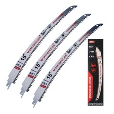 EZARC 15 Inch Reciprocating Saw Blade Japanese Teeth Wood Pruning Arc Edge  3PCS