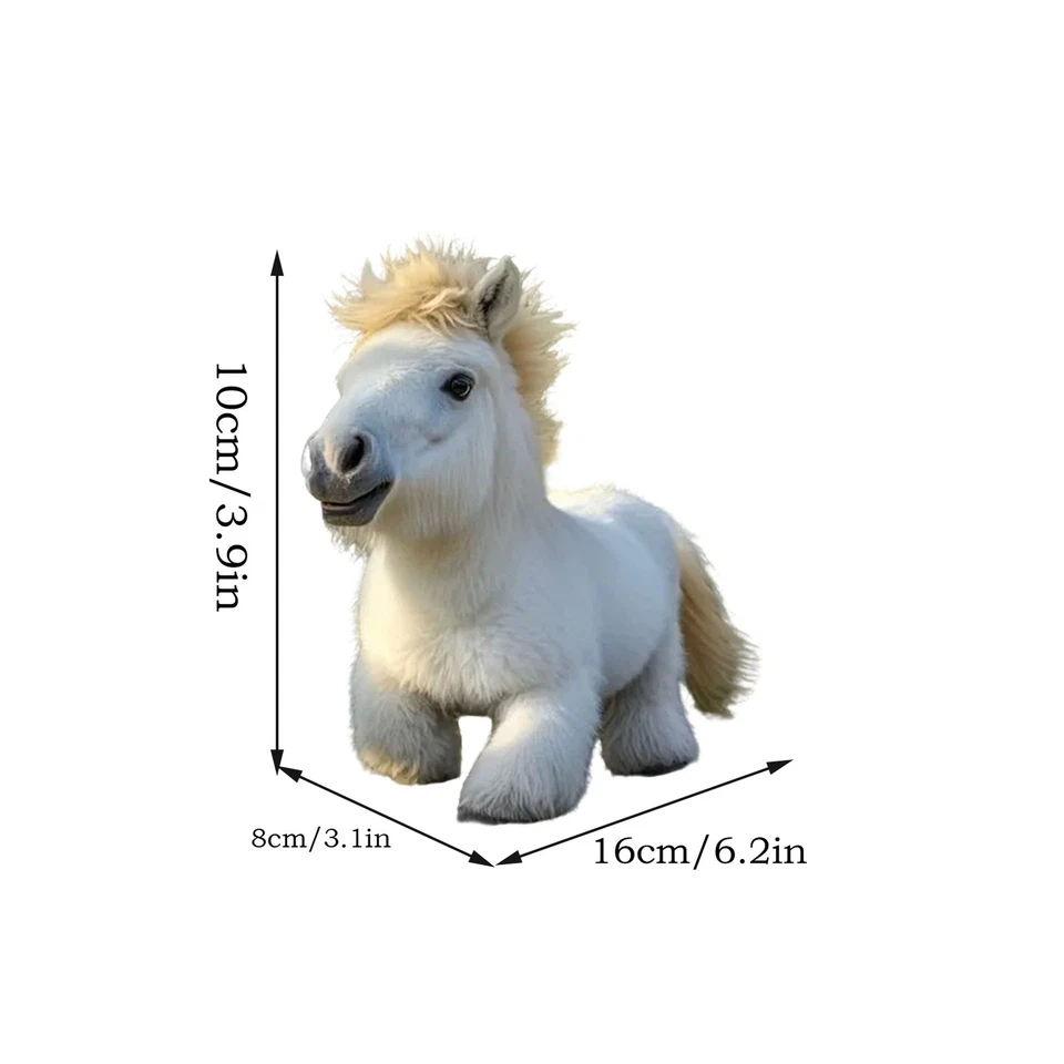 My Realistic Robot Horse, camina, ladra y mueve su cola, peluche Life Like Horse Foto 3 de 4