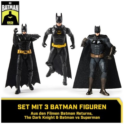 Batman 85th Limited Edition Actionfiguren 3er-Pack 10cm Sammlerstück Spielzeug
