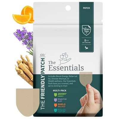 The Friendly Patch Travel Essentials Multi-Pack includes 8 Patches: Snooze Sl...