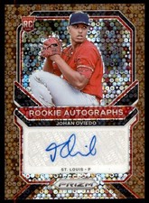 2021 Panini Prizm Rookie Autographs Bronze Donut Circles Johan Oviedo Rookie