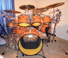 MP CUSTOM 9 PC CONCERT MAPLE MONSTER DRUM KIT SHIPS FREE TO CUSA!