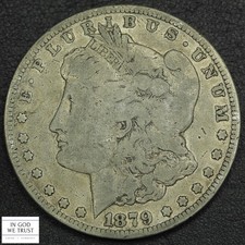1879 CC CAPPED DIE Carson City Morgan Silver Dollar $1