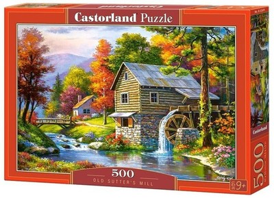 NEW Castorland Jigsaw Puzzle 500 Pieces 9+ Ages Old Sutter s Mill
