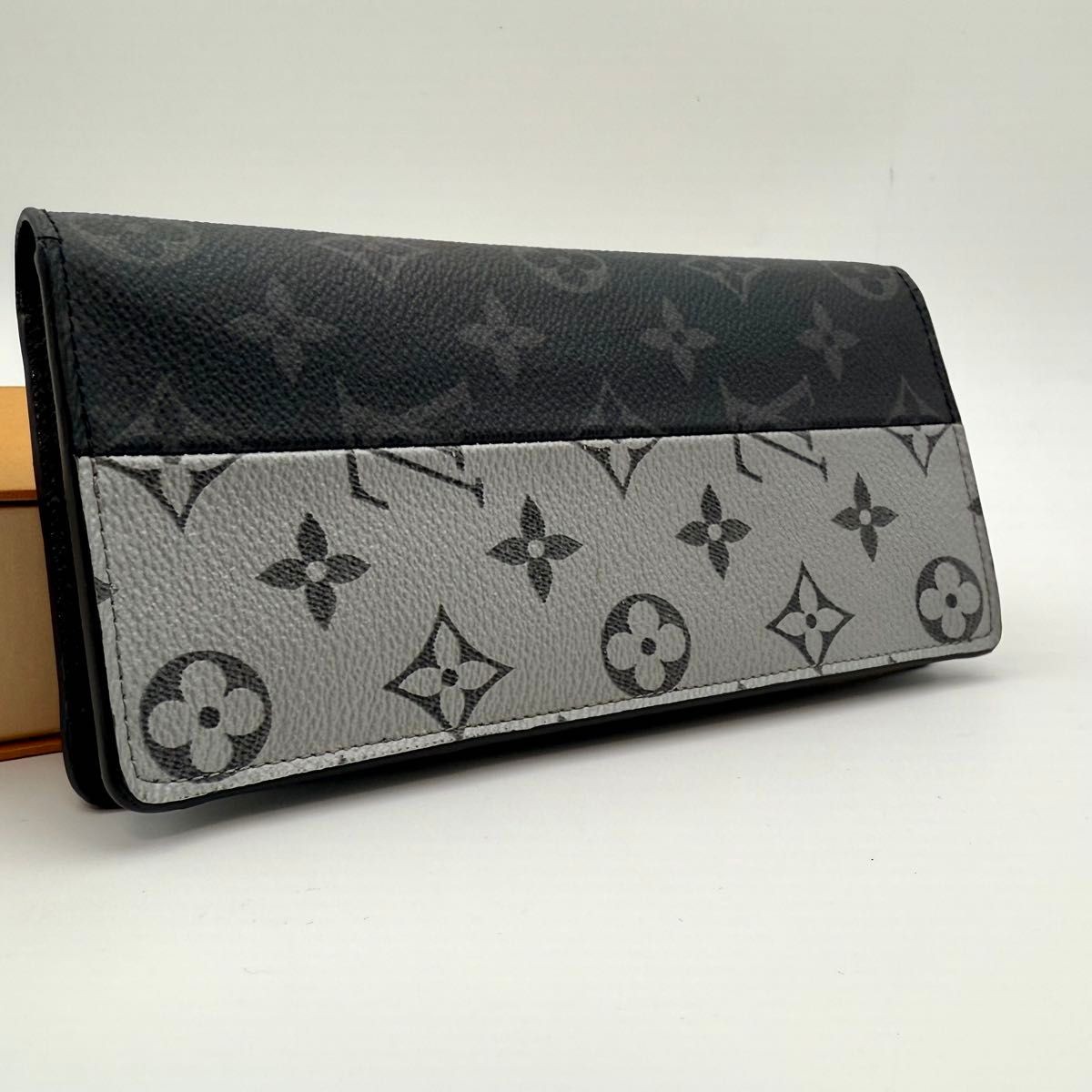 Louis Vuitton Eclipse Long Wallet Split Leather U… - image 1