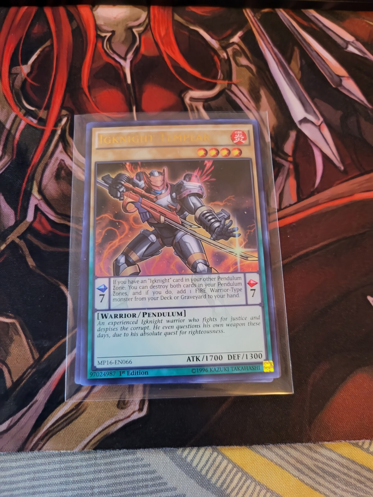 Yu-Gi-Oh! Igknight Templar Card – MP16-EN066 Ultra Rare 1st Edition, Mega Pack 2016 - View #10
