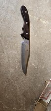 HUNTING KNIFE WITH Sheath Fixed Blade Knife STAINLESS STEEL NEW