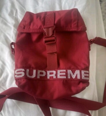 SS23 Supreme Field Side Bag Schultertasche Rot Wasserabweisend 3L