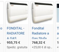 termoconvettore a gas nuovo . Prezzo dimezzato per necessità di sgomberare
