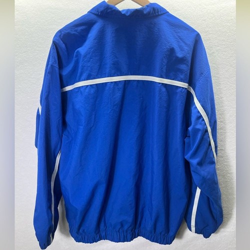 Nike Team Y2K Retro Jacket Coat Swoosh Mens L Cool Royal Blue Windbreaker 2047 - Picture 7 of 8