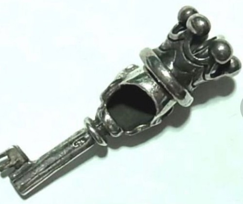 STARLINGEAR Mini Slickster Puncher Corona Llave Colgante Superior Plata de Ley .925 - Imagen 10 de 12