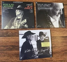 NEW Willie Nelson For The Good Times, Django And Jimmie, To All The Girls CDs X3