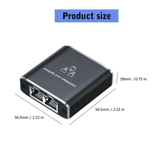 Portable RJ45 Networking Splitter Ethernet Splitter For Easy Device Connectivity - 第 8/8 張圖片